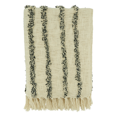TH762 Tufted Line Throw | Rental TH762 Tufted Line Throw | Rental