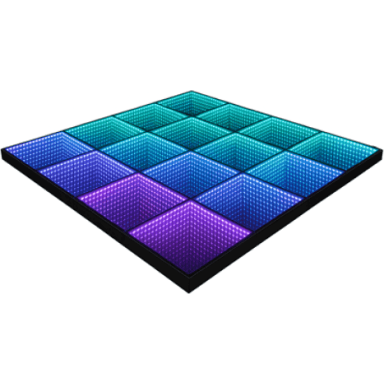 30′ x 30′ LED Infinity Illuminated Mirror Dance Floor Piece | Rental 30′ x 30′ LED Infinity Illuminated Mirror Dance Floor Piece | Rental